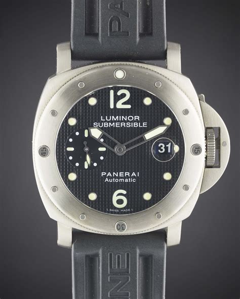 panerai submersible titanio s.